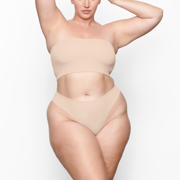 SKIMS Fits Everybody Bandeau Size 2X Limited Edition Mica Strapless Bra NWT - Picture 2 of 10